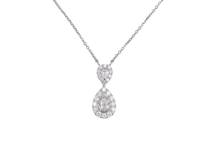 Pair Shape Lien Necklace