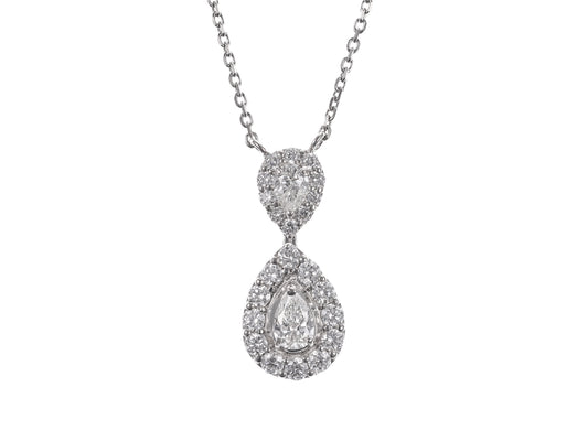 Pair Shape Lien Necklace